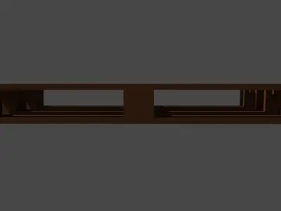 Low Poly Pallet lego brick Low-poly 3D model