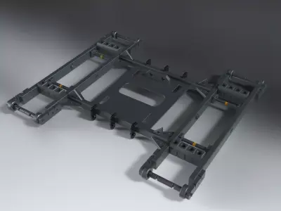mechanical part platform scifi  3D model