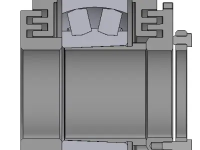 Bearing support 22326KEJW33C3 Free 3D model