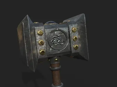 Orgrims Doomhammer 3D model