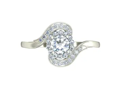 Wedding Ring  3D print model 126