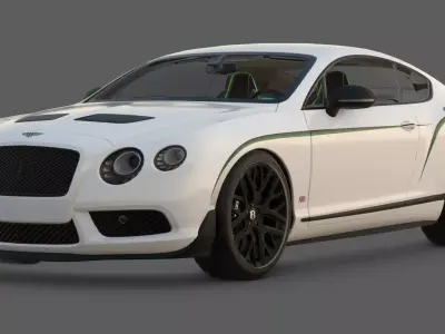 2015 Bentley Continental GT3-R 3D Model  3D model