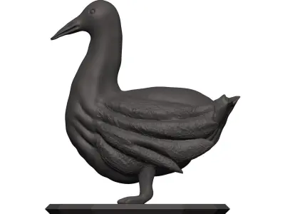 Duckk statue of goose 3D model