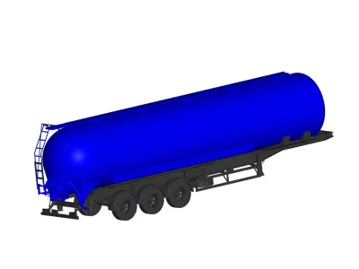 WATER TANK Trailer 3D model