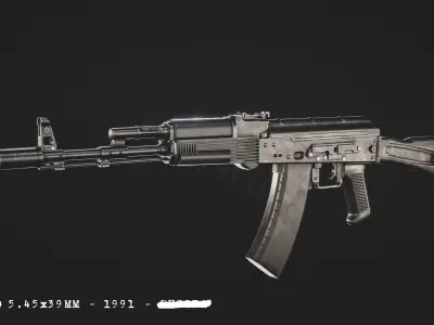 Cold War Weapons Collection 3D Model Pack