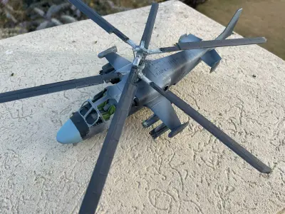 KAMOV 52 ALLIGATOR - SCALE MODEL 1-48   - ASSEMBLY KIT 3D print model