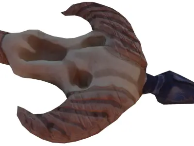 Stylized War-Axe - GameReady Low-poly 3D model