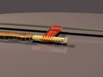 Red Press Free 3D model