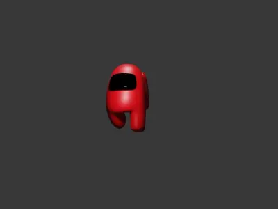 AMONG US  BLENDER 3D CHERACTOR  Low-poly 3D model