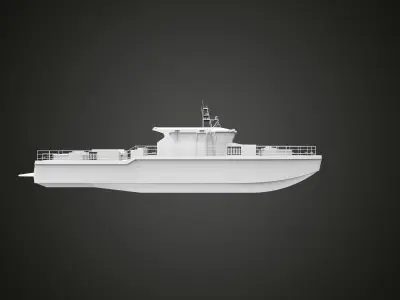 Fast Patrol Boat 27 cm 3D print model