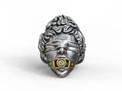 Femida Ring Antique Statue 3D print model