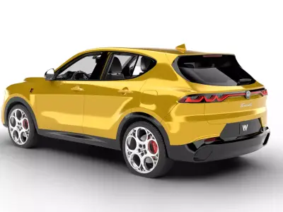 Alfa Romeo Tonale TI 2026 HQ 3d model 3D model