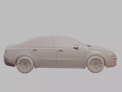 Peugeot 508 Modern Sedan Car 3D Printable 3D print model