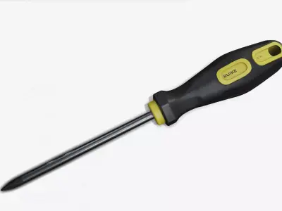 screwdriver Free low-poly 3D model purchase