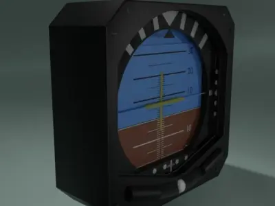 Artificial Horizon 3D model by alvis1973
