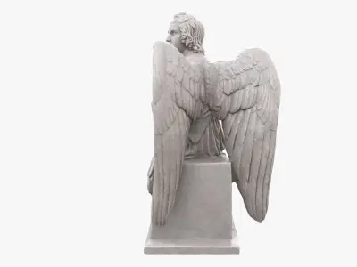 Sitting Angel 3D model