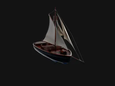 Dinghy 3D model