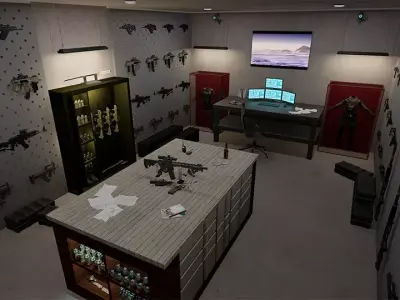 Weapons Room 3D model