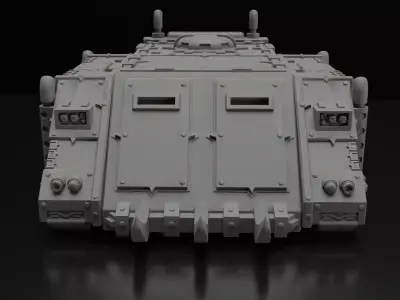 Rhino Transporter Tank 3D print model