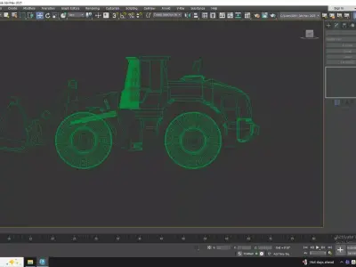 Loader Construction L220H Low-poly 3D model