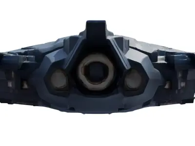 Stellar Aegis Starship Highpoly PBR 3D model