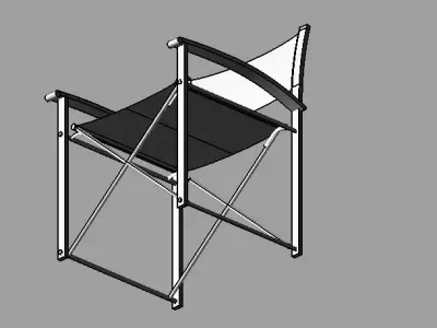 Folding Chair 3D model purchase