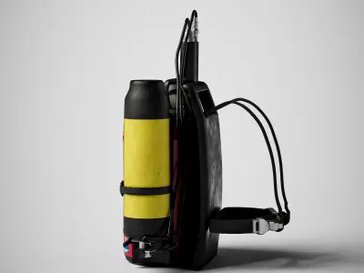 AFT Backpack - Low Poly Game-Ready 3D Model Low-poly 3D model