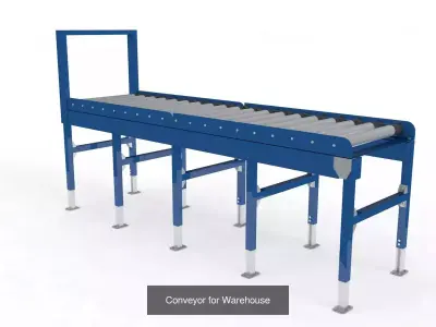 Factory Production Conveyors 3D Model Pack