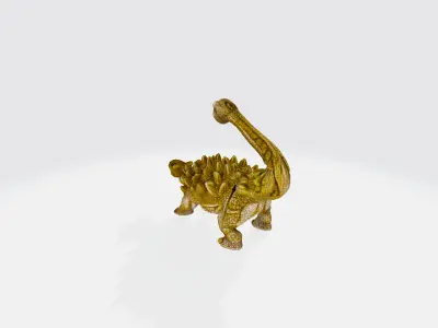 Dinosaur 3d model Low-poly 3D model