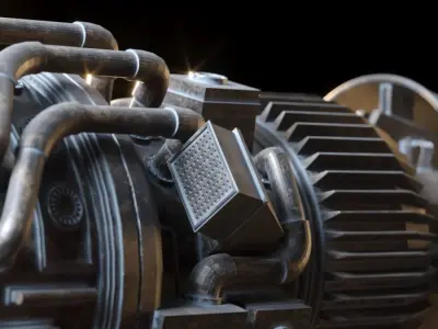 Engine Sci-fi 3D model
