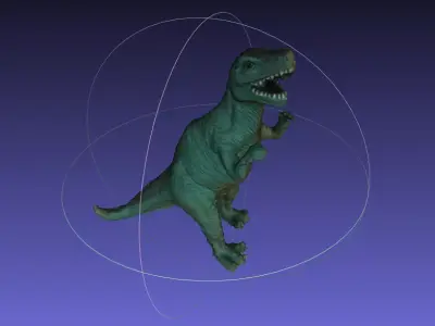 Tyrannosaurus rex toy Low-poly 3D model