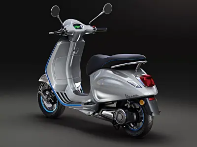 2020 Vespa Elettrica 3D model