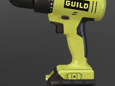 Guild Drill Low-poly 3D model