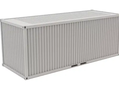 Container Battery Storage System 3D model