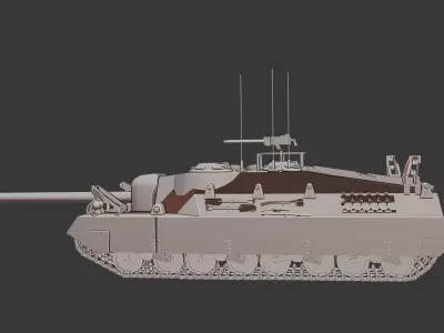T 28 Soviet Medium Tank 3D Printable  3D print model