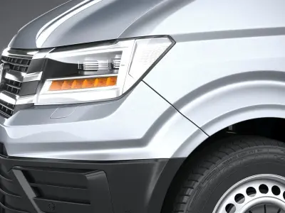 Volkswagen Crafter Long High Roof 2019 3D model