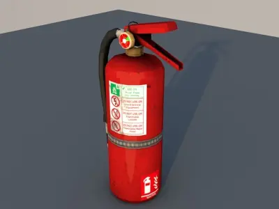 Fire Extinguisher  Low-poly 3D model buy