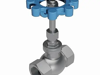 Globe Valves - BSP Threaded Ends -  3D model