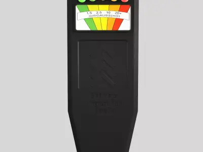 EMF Meter Magnetic Field Detector Low Poly Low-poly 3D model