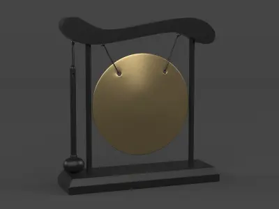 Table Gong 3D model