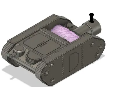 MKII Steamer Tank 3D print model