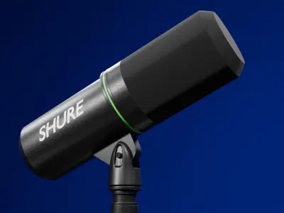 SHURE Micphone 3D model