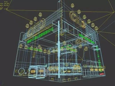Exhibition - Area - 6X6-3DMAX2009-54 3D model