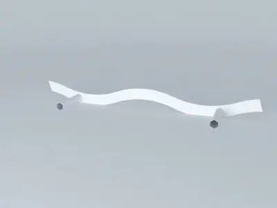 HDW-PULL-BP9364 curved handle Free 3D model