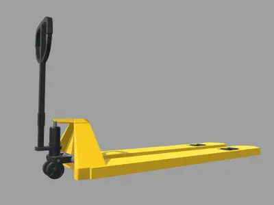 Hand Pallet Truck 01 Low-poly 3D model