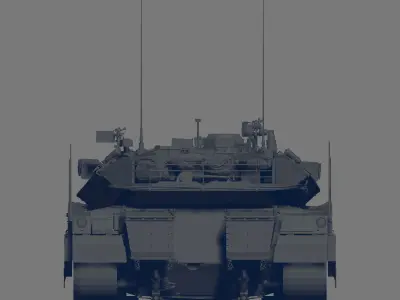 Merkava Mk 2D 3D model