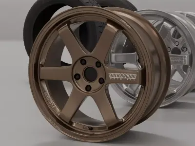Rims and Tires Collection 3D model