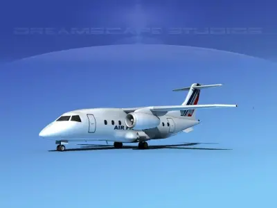 Dornier 328Jet Alitalia 3D model