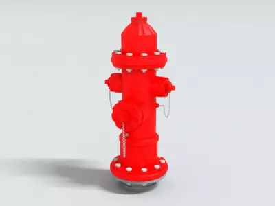 laos Fire Hydrant 02 3D model
