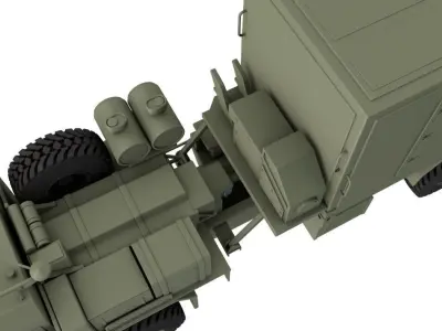 50K6 Command Control Vehicle S-350 Vityaz 3D model